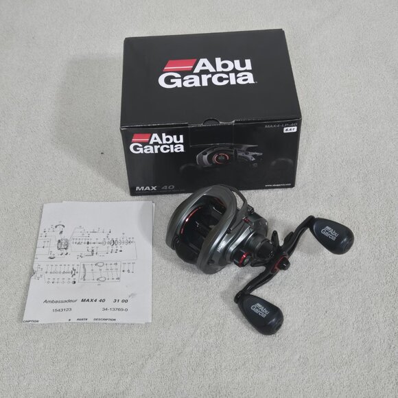 Abu Garcia Low Profile Reel Max4-LP-40 – Right Hand - Picture 1 of 9